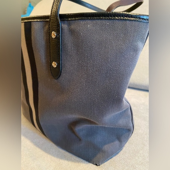 Coach Gray and Black Tote Bag - Picture 7 of 8